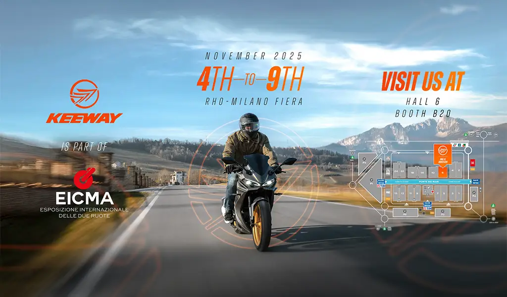 Keeway torna a EICMA 2025: le novità in arrivo presto da Mo.Vi Torino